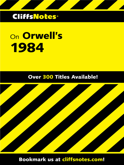 Title details for CliffsNotes on Orwell's 1984 by Nikki Moustaki - Available